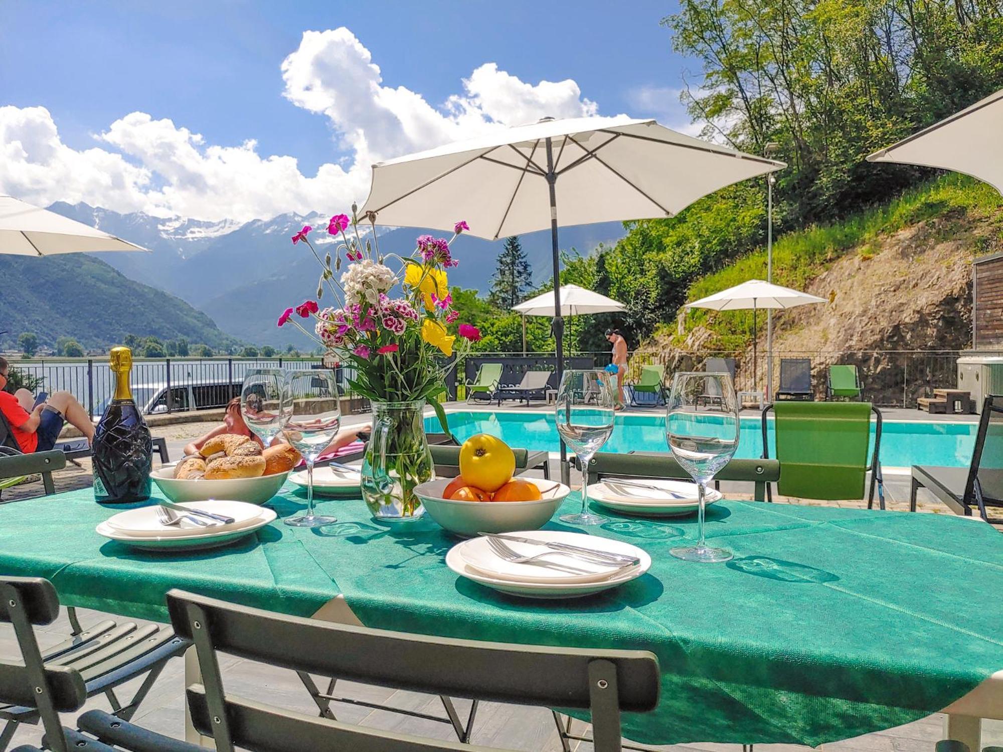 Dascio Emotion Ferienwohnung Mit Terrasse Am See Exterior foto
