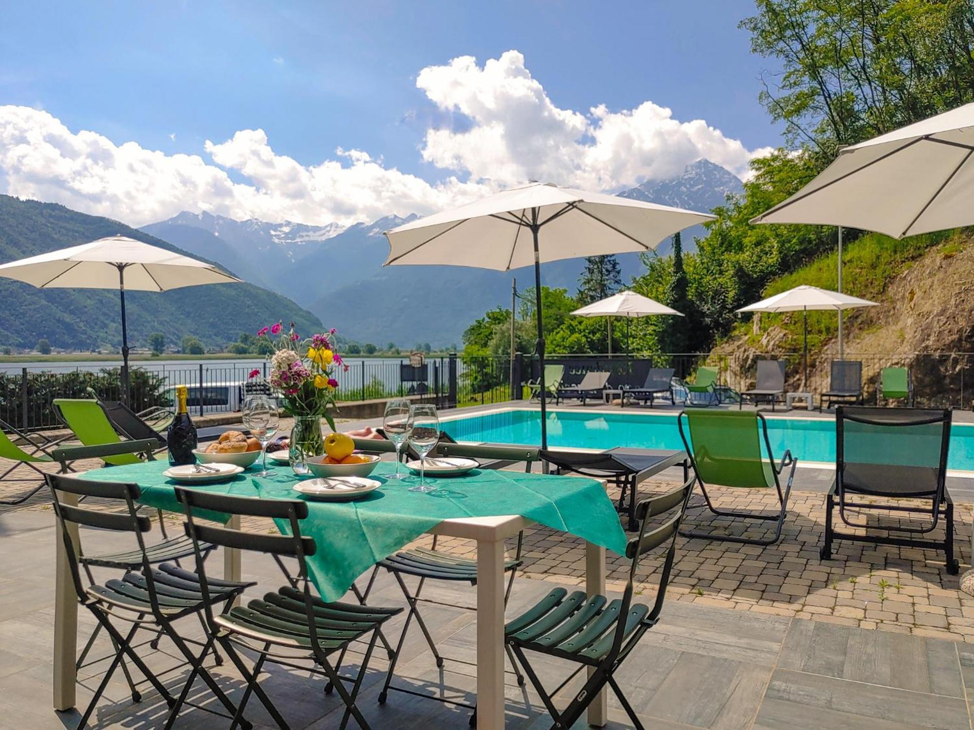 Dascio Emotion Ferienwohnung Mit Terrasse Am See Exterior foto